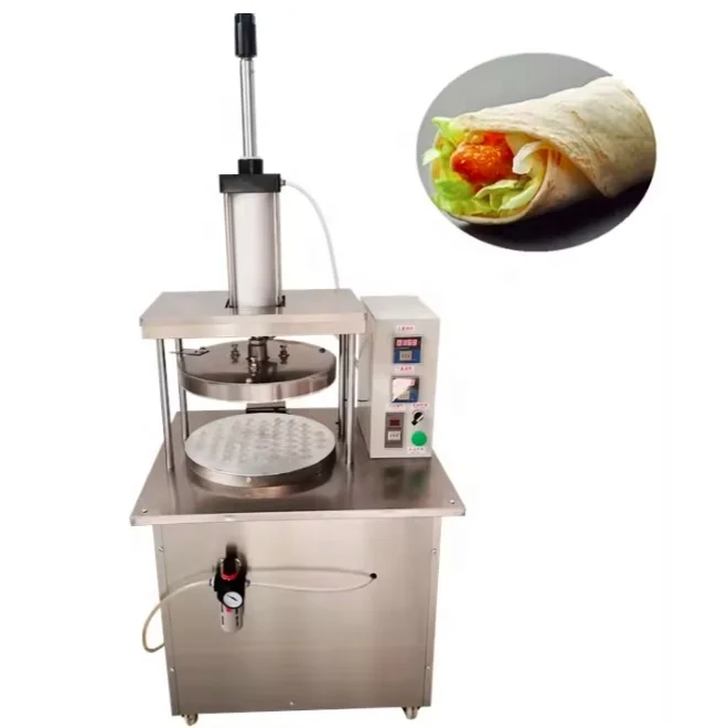 Fully Automatic Lumpia Hydraulic Bread Pancake Chapati Tortilla Pizza Hand Pita Used Roti making maker Machine industrial