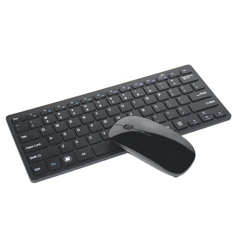 Mini 2.4G wireless wifi rubber wireless keyboard and mouse combo