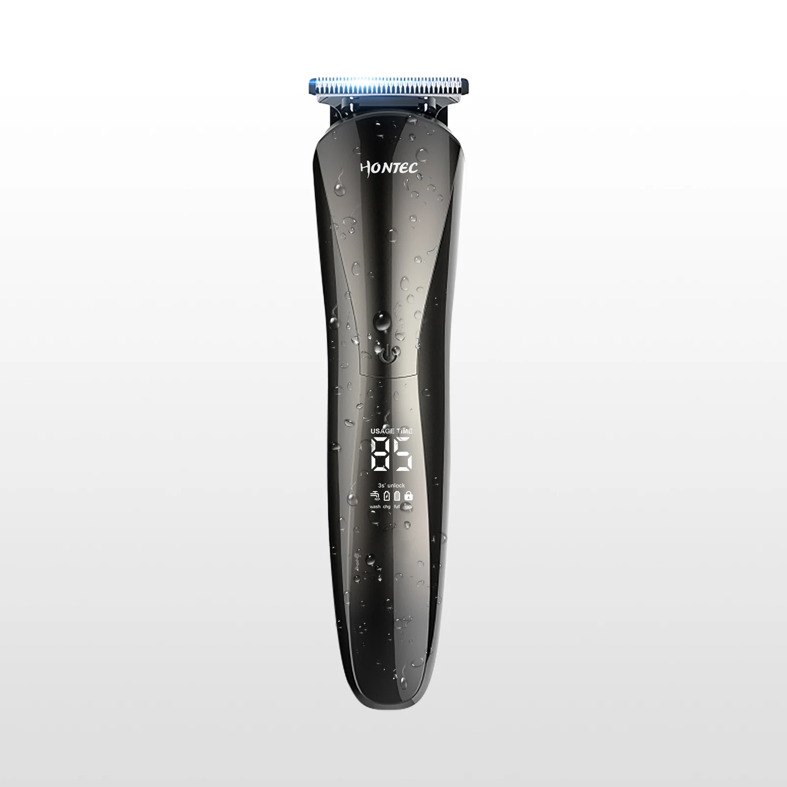 6 in 1 multi function professional hair style grooming kit LED display USB hair trimmer set