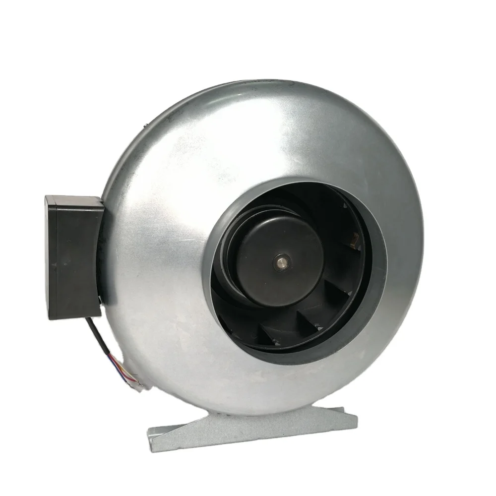 Inline Pipe Exhaust Fan DC  24v 48v 160mm  Duct Fan