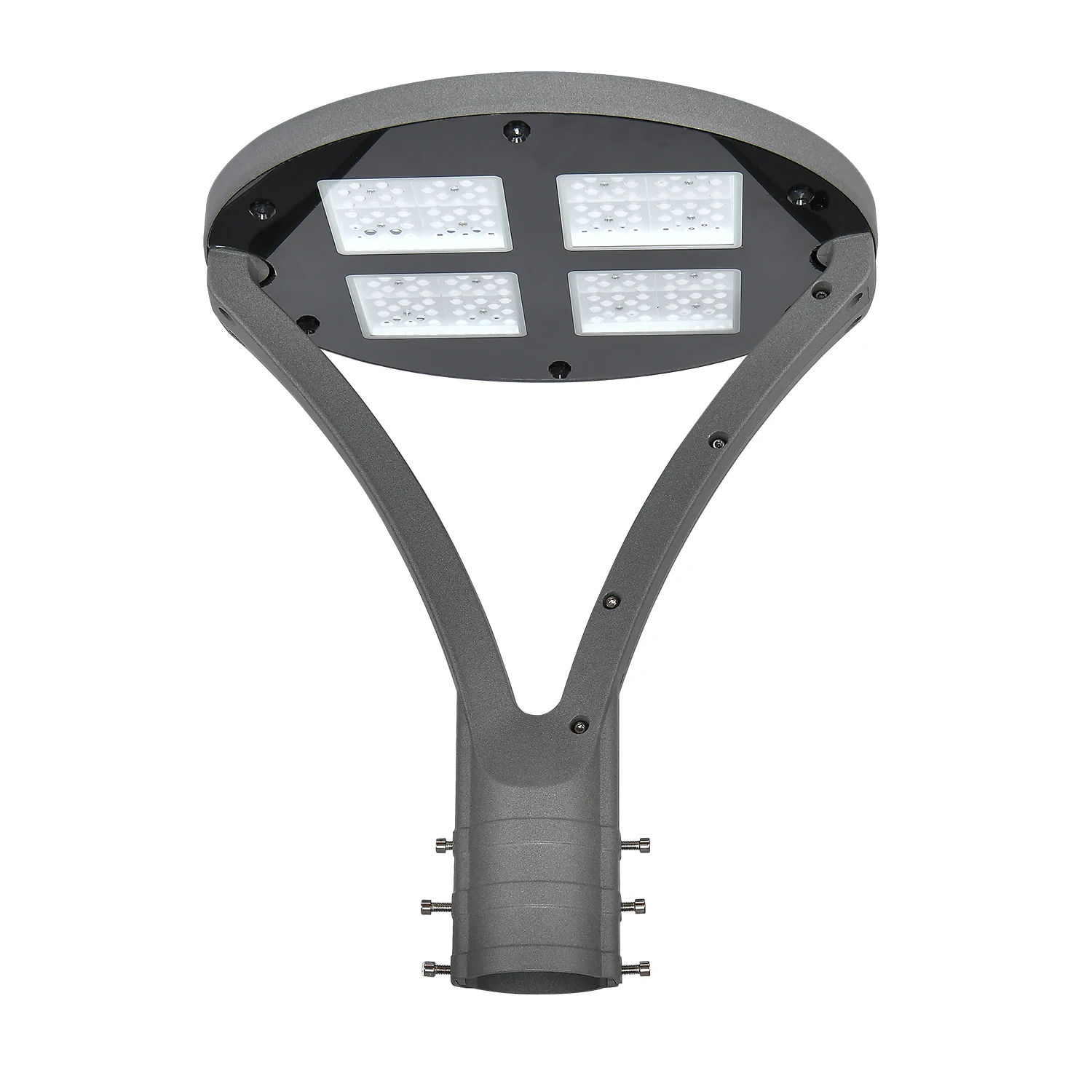 snoowel landscape lighting outdoor ip66 waterproof 30w 120w garden led post top light for patio, walkway, courtyard path lamp