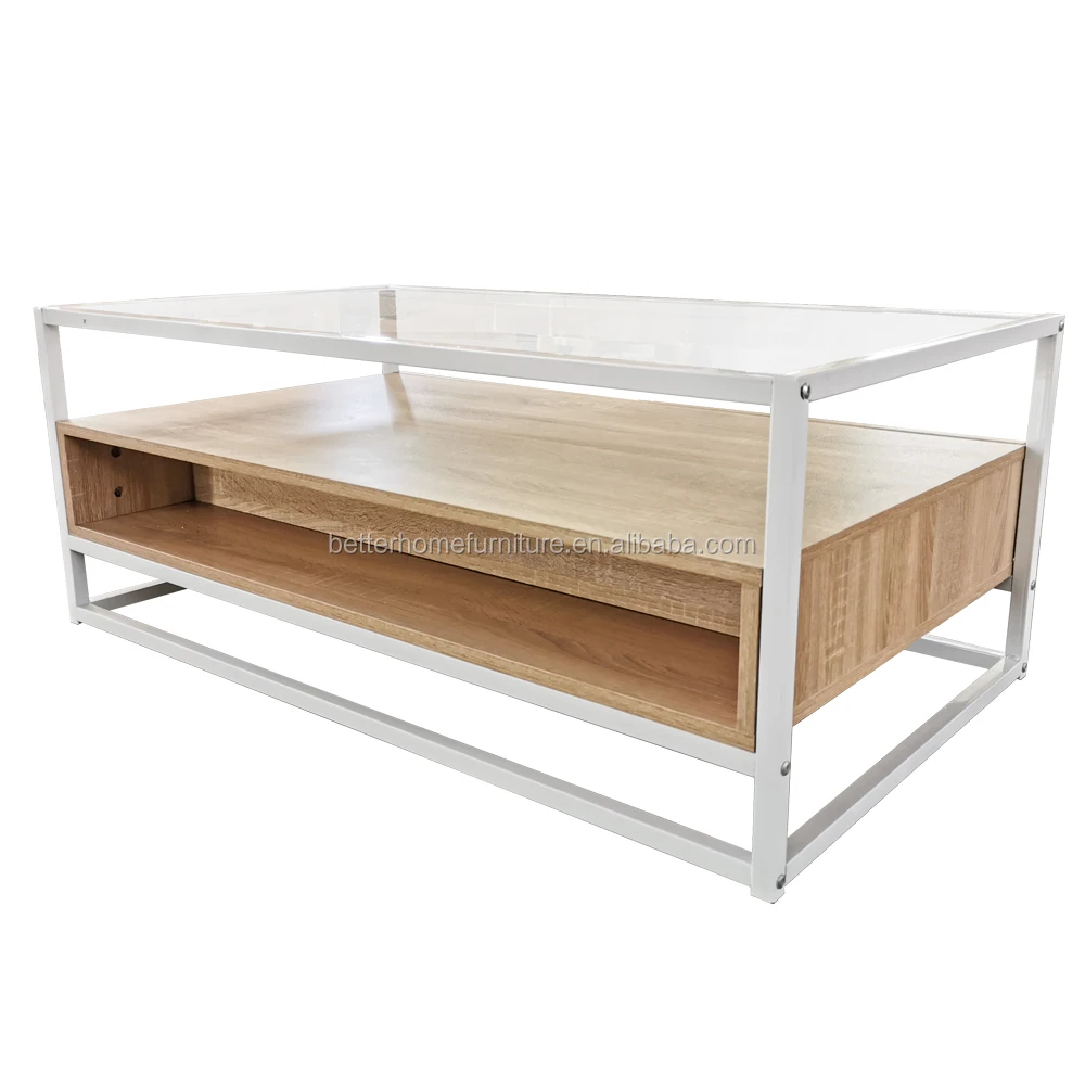 Мебель для гостиной ZJH, современный квадратный стеклянный журнальный столик с роскошным центром