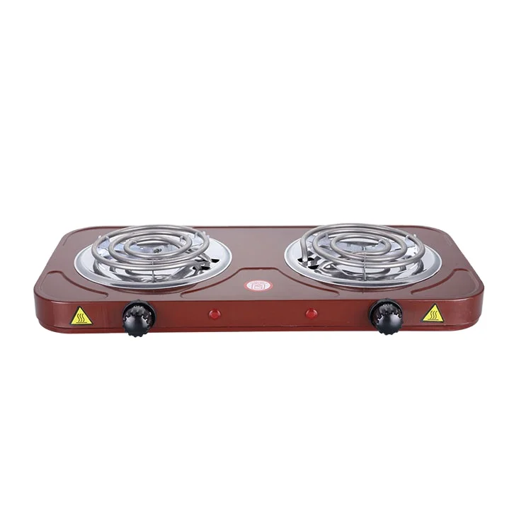 Hot Plate Electric hotplates heater Double coil Burner stove cooker indoor 2000W
