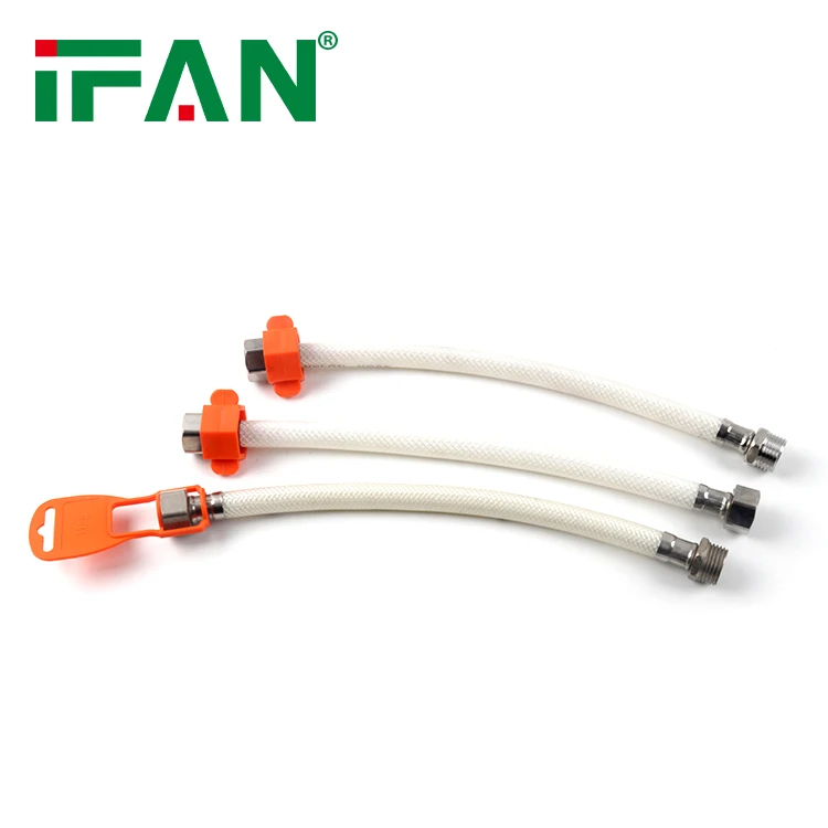 IFAN Brass Core Cap Nylon Braided Hose Flexible Hose Water Nylon Flexible Hose