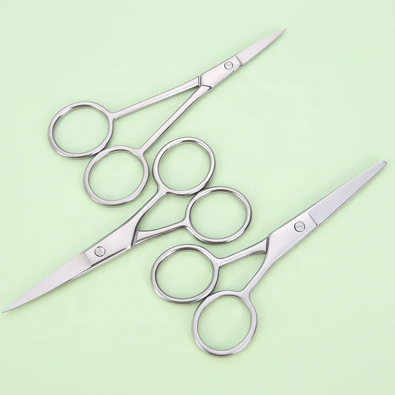 Best Price Manicure Scissors Kit Point Blunt Safe Tip Eyebrow Scissor Dressmaker Tailor Scissors Stainless Steel Grooming