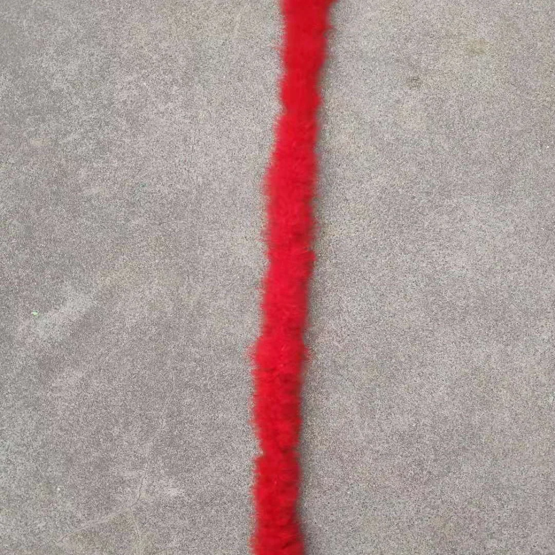 Wholesale Dyed fluffy Turkey flat Marabou ruff feather Boa