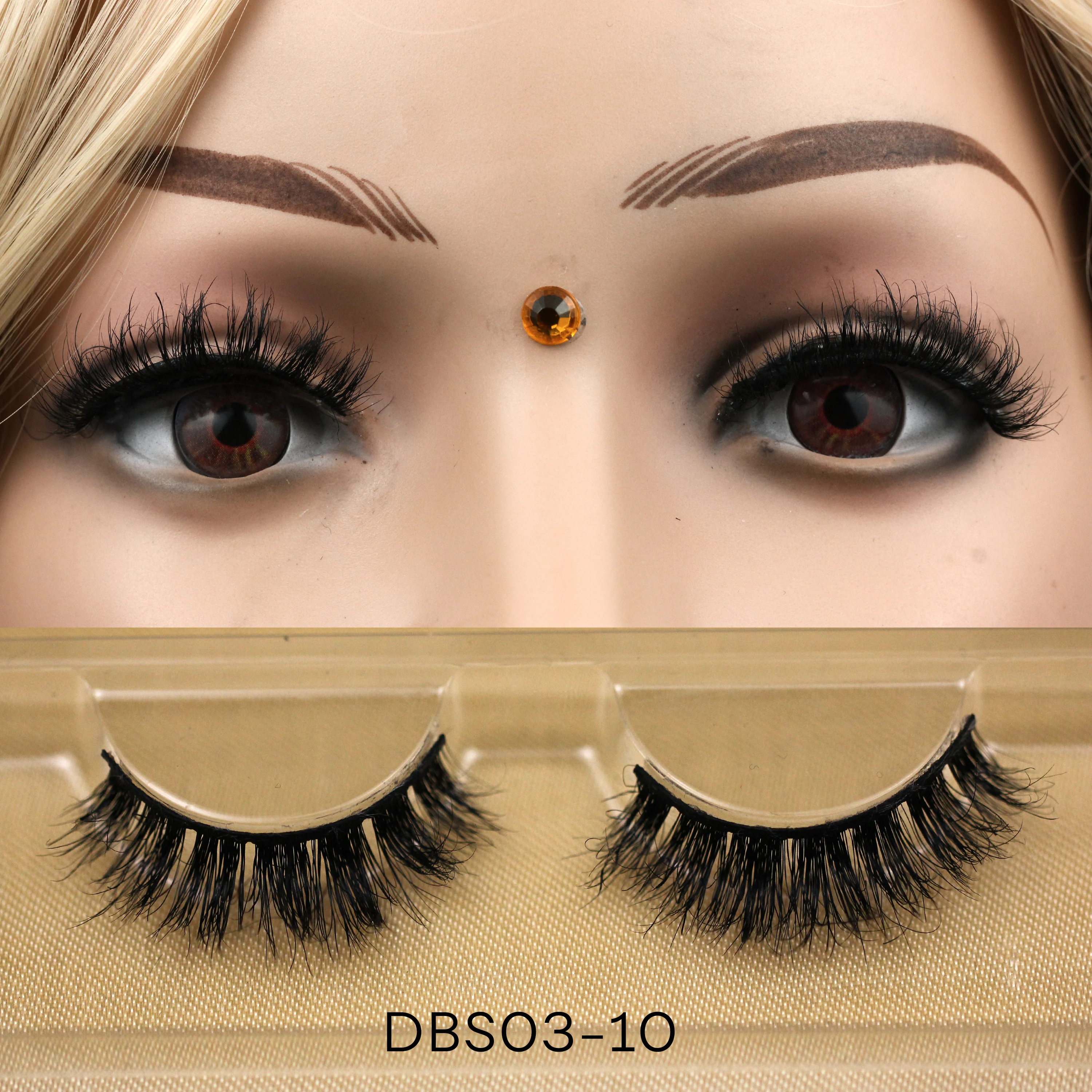 DBS02 eyelash wholesale private label 3d mink lashes with custom eyelash box