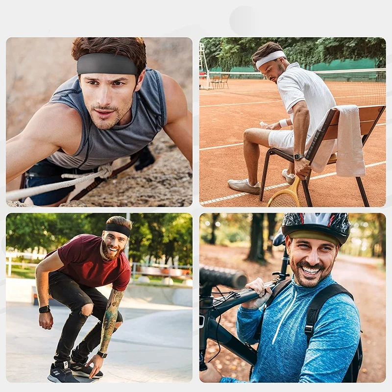 Shuntaixin Hot Sale High Quality  And Cheap Men Custom Headband Sport for Running Yoga Cycling Unisex Fitness Headband