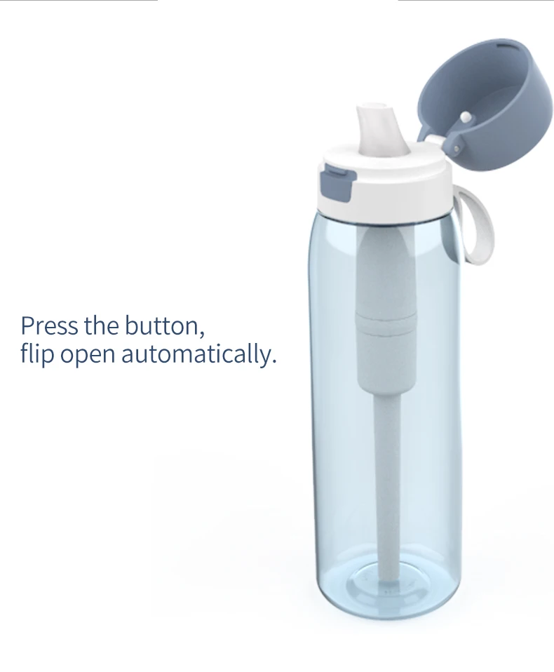 Bpa-free premium filter bottles hold 26 ounces of water designed with filter water purifier straws