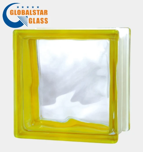 190*190*95mm Wholesaler price Hollow Decorative glass bricks blocks for wall