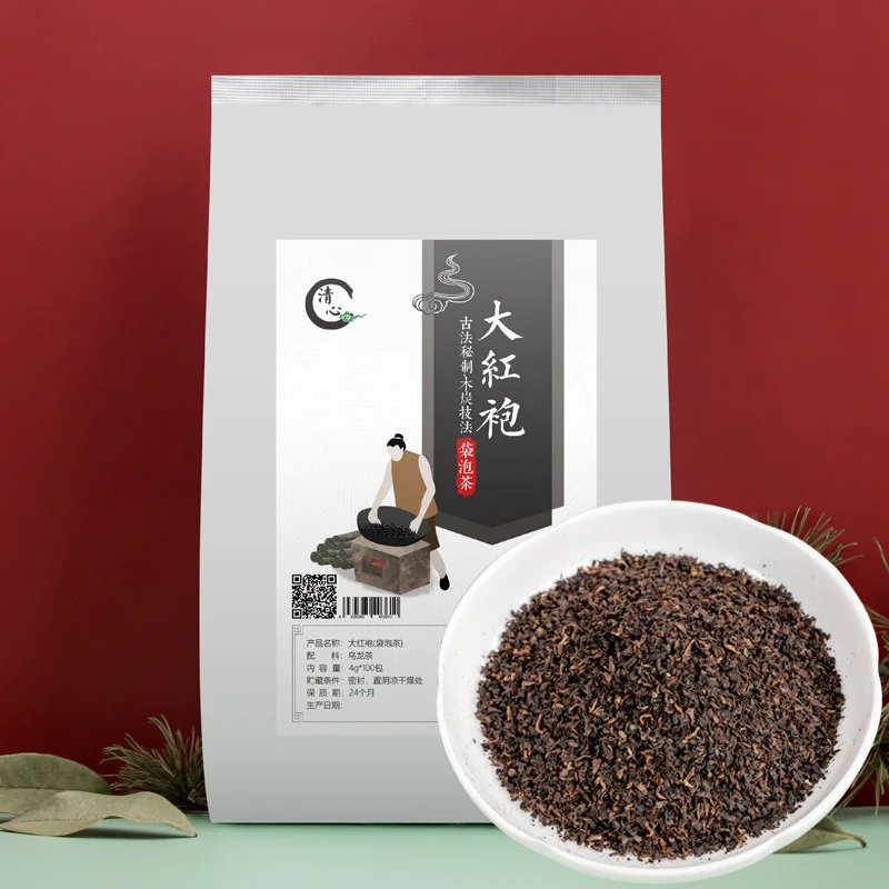 Wholesale Factory Direct Chinese New Da Hong Pao Oolong Tea Hotel Black Tea Bag 4g