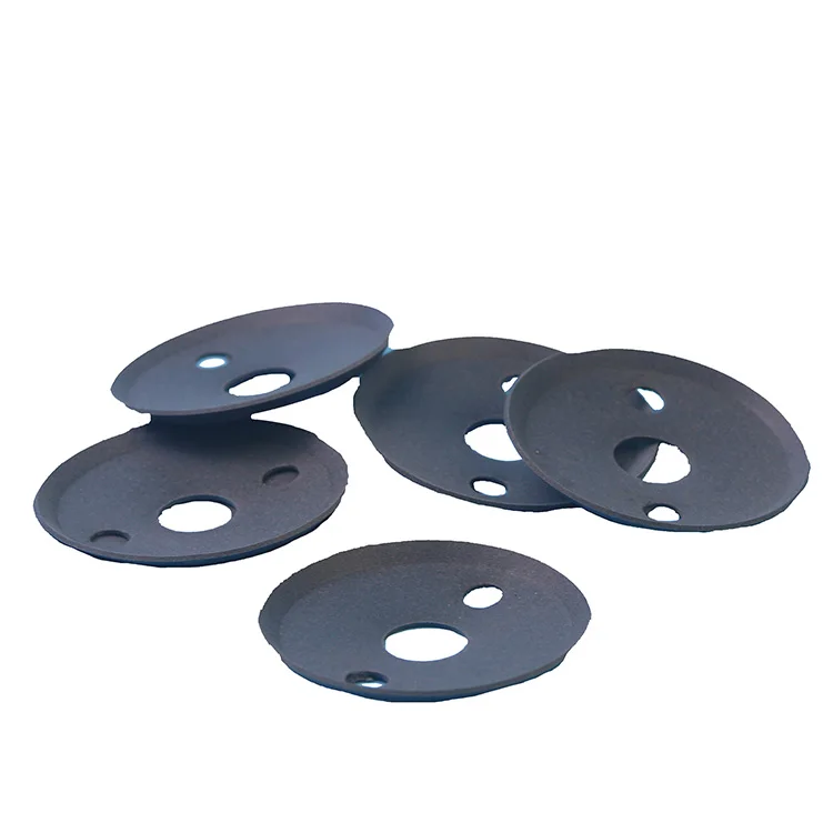 No oil-air pump piston ring reinforced piston cup filled with carbon powder carbon fiber graphite piston cup cup