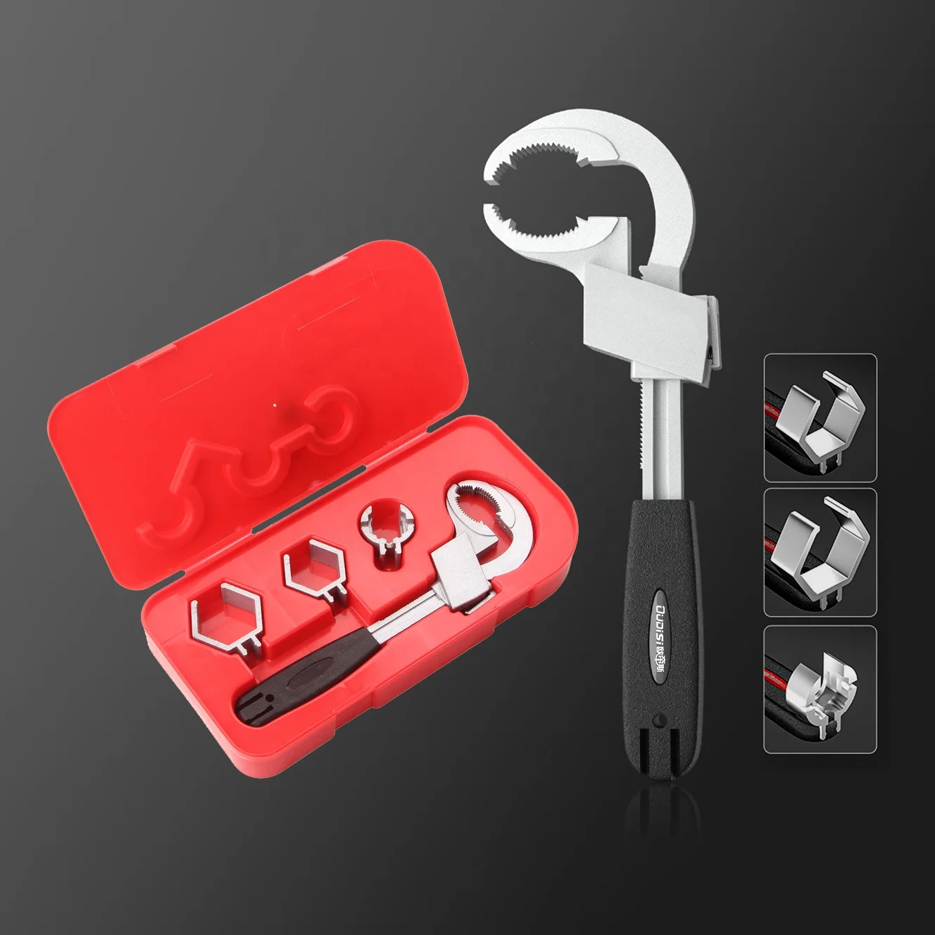 2023 Adjustable Wrench Universal Spanner Multi-function Hand Tools Sink Water Pipe Bathroom Wrench