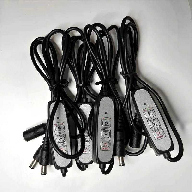 Изготовление по индивидуальному заказу 5V-24V одноцветная светодиодная затемнения Диммер переключатель времени линия