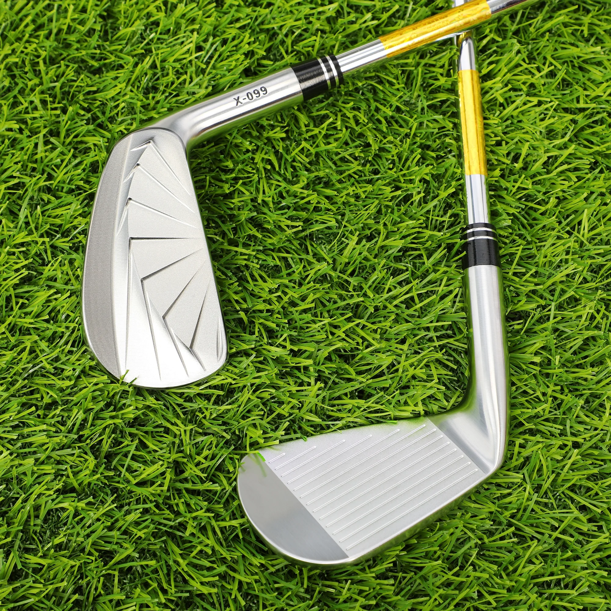 Wholesale High Quality Right Handed Men Golf Clubs Complete Full Iron Custom Logo Rubber Grip Steel Shaft Golf Irons Forged