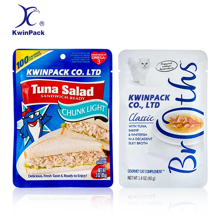 Heat Seal Retort Pouch High Temperature 121 Food Grade Aluminum Foil Food Small Pouch Bag Tuna Boiling Retort Bag