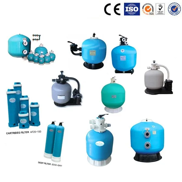 Big High Rate Swimming Pool Pump and Sand Filter Commercial Systems for Water Park