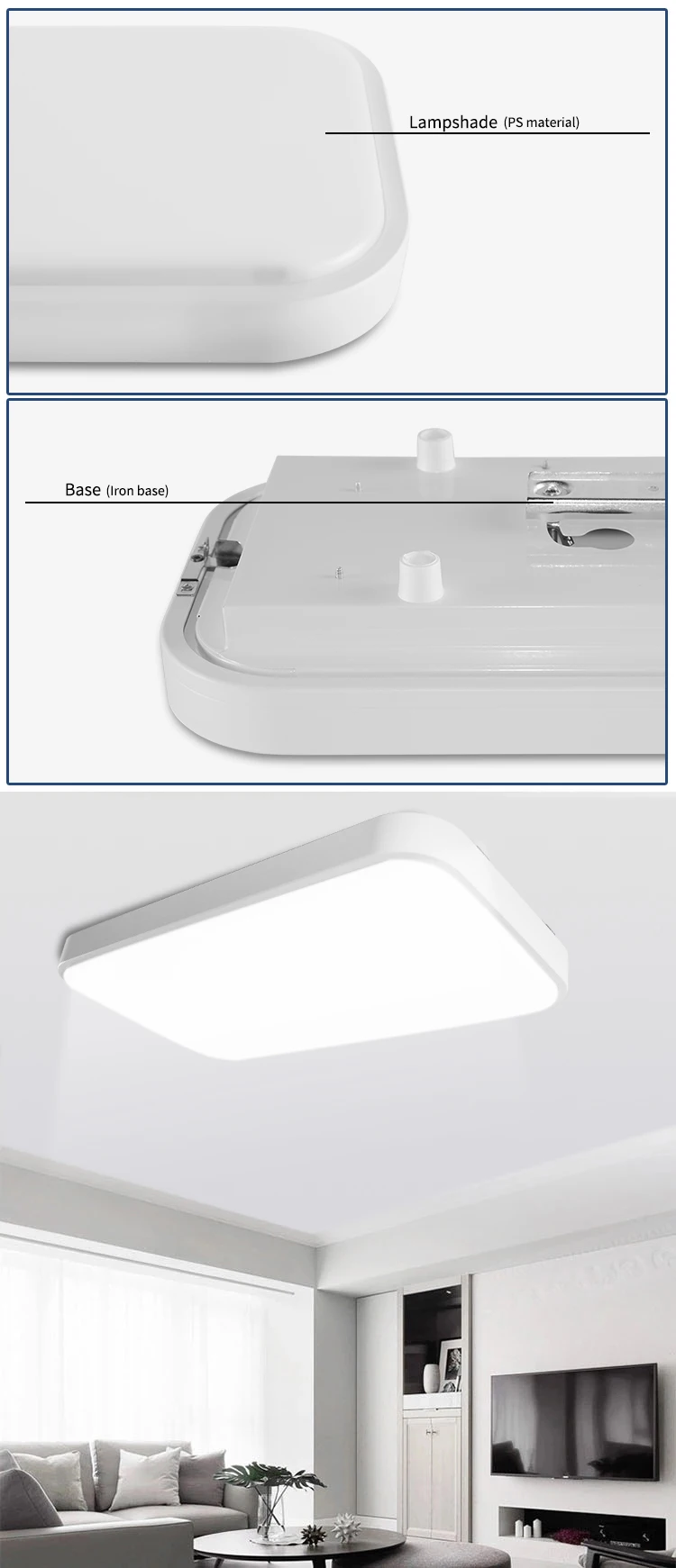  LED Ceiling Light Modern Chandelier Flush Fixtures for Living Room Bedroom Dining