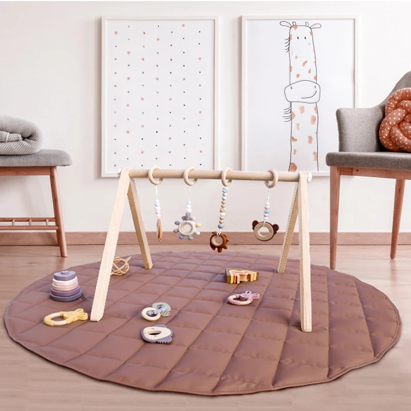 Детский игровой коврик складной мягкий детский моющиеся и водонепроницаемые детские игровые