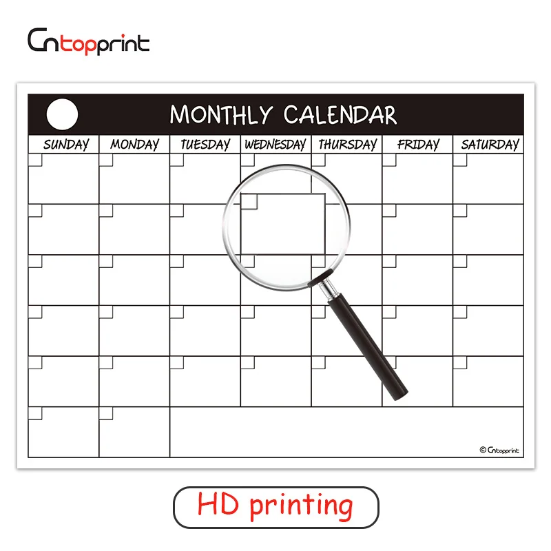 hot sale 2021 2022Monthly Weekly Reusable Fridge Meal Planner