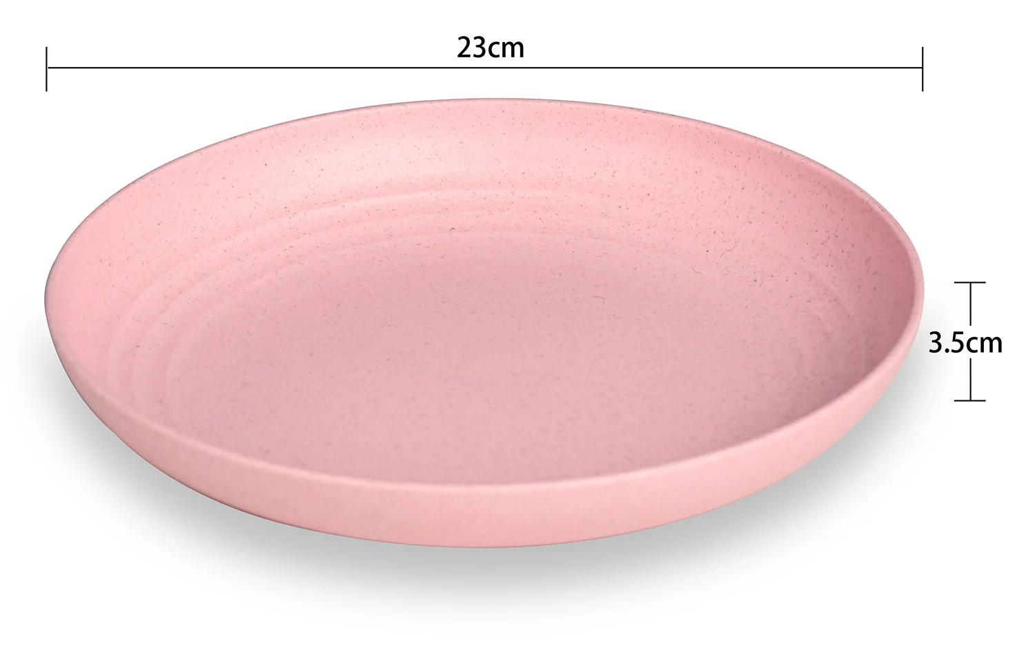 Unbreakable Eco-Friendly Lightweight Dishwasher & Microwave Safe Green and Healthy Dishes Wheat Straw Salad Camping Plates