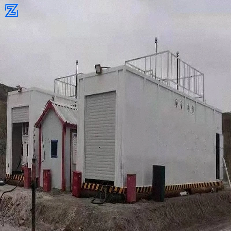 Service Station Equipment 20ft and 40ft Skid Tank Mobile Fuel Filling Container Mobile Container Petrol Station