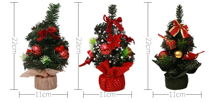 2022 Small Christmas Tree Ornaments Mini Xmas Tree Desktop Decor Pine Cone Desk Ornament Christmas Home Festival Supplies