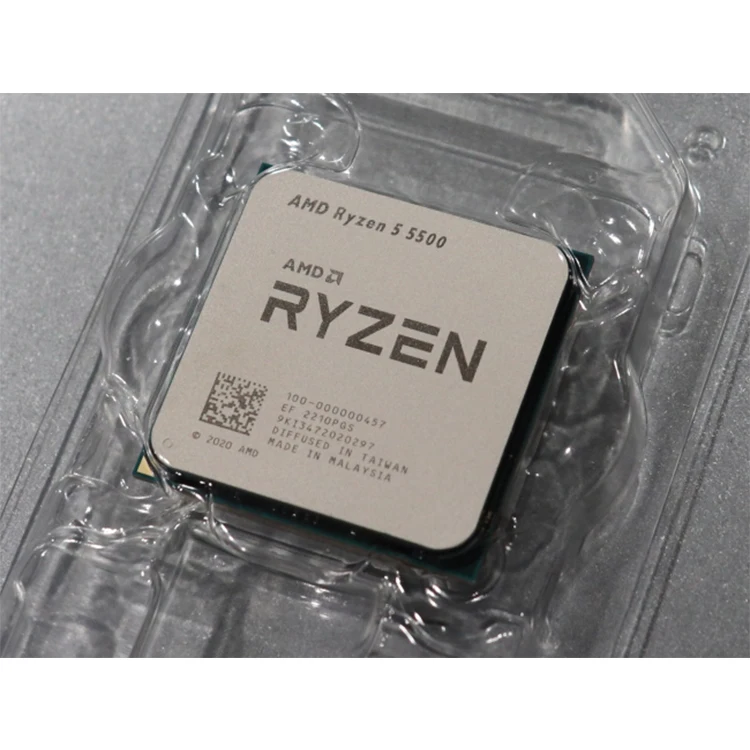 AMD Ryzen 5 5500 Used Desktop Processor (r5)7nm 6-core 12-thread 3.6GHz 65W AM4 Interface Boxed R5 CPU used for Desktop