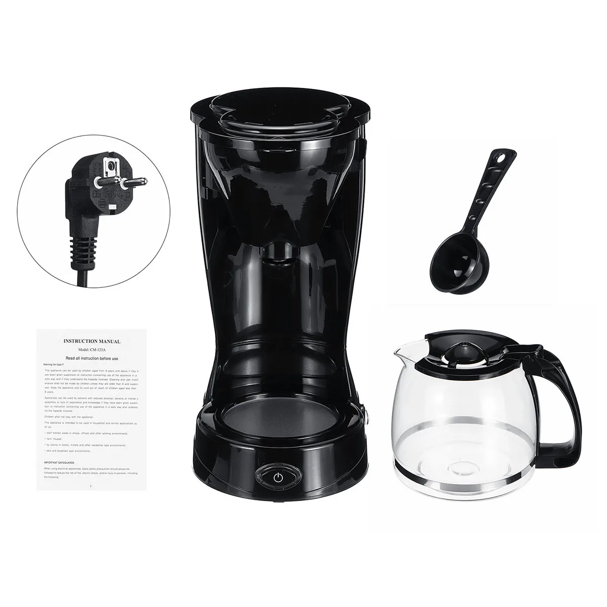 BEST SOLD   COFFEE MAKER Mini coffee maker Home automatic drip small coffee making tea