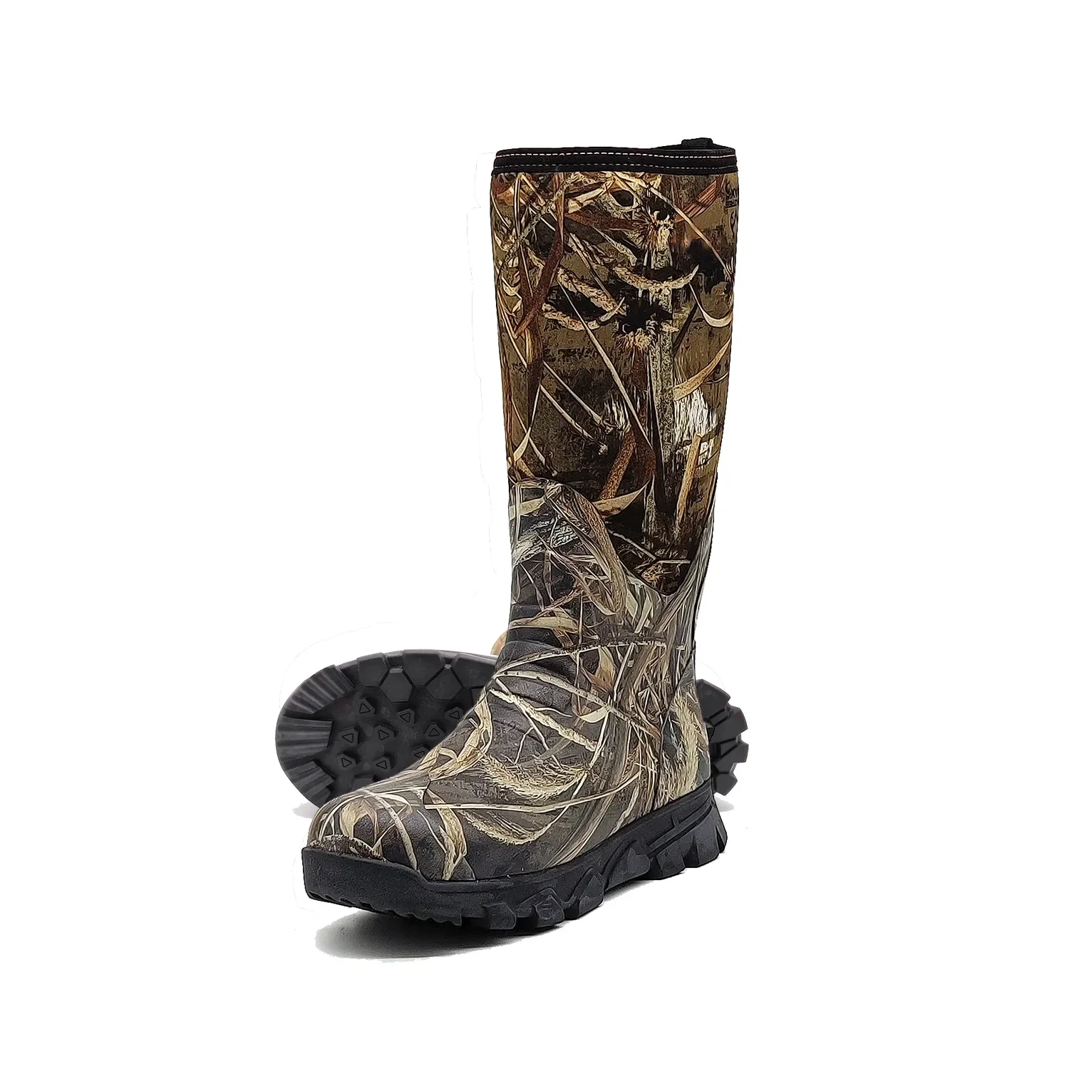 Wholesale Camouflage Neoprene Insulated Rain Shoes Waterproof Farming Hunting Muck Boots