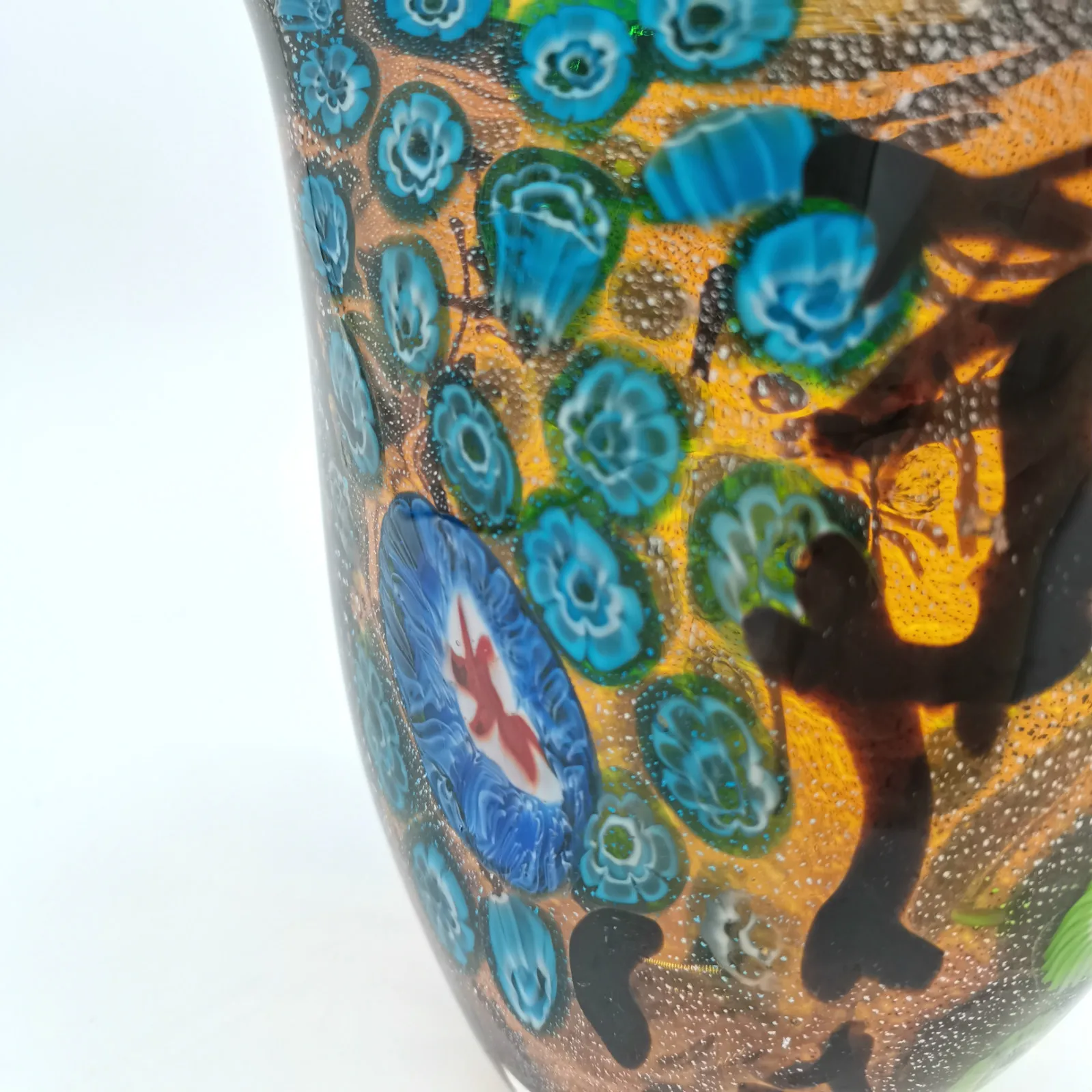 Hand Made Murano Glass Dome Vases for Flowers Home Decor