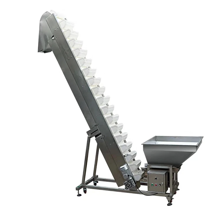 High quality portable inclined belt conveyor inclined bucket conveyor incline  food conveyor