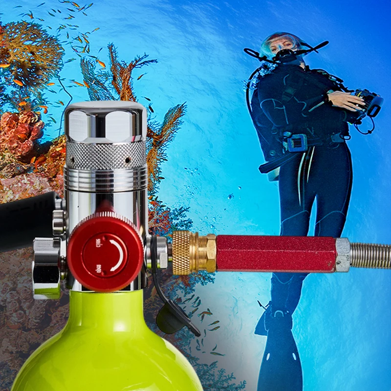 factory supply aluminum scuba gas cylinder cylinder for scuba diving hot sale diving gas cylinder 1.0L