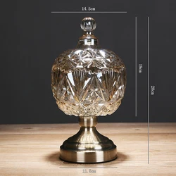 Glass Apothecary Jar With Lids  Wedding Candy Buffet Containers Golden metal stand glass candy jar