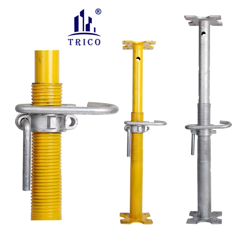 Scaffold Steel Props Formwork Shoring Prop with U Head used for h20 beam