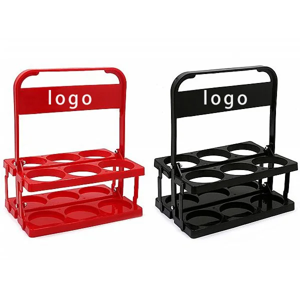 6 Pack foldable beer Bottle Carrier holder / 4  beer holder plastic for outdoor activity