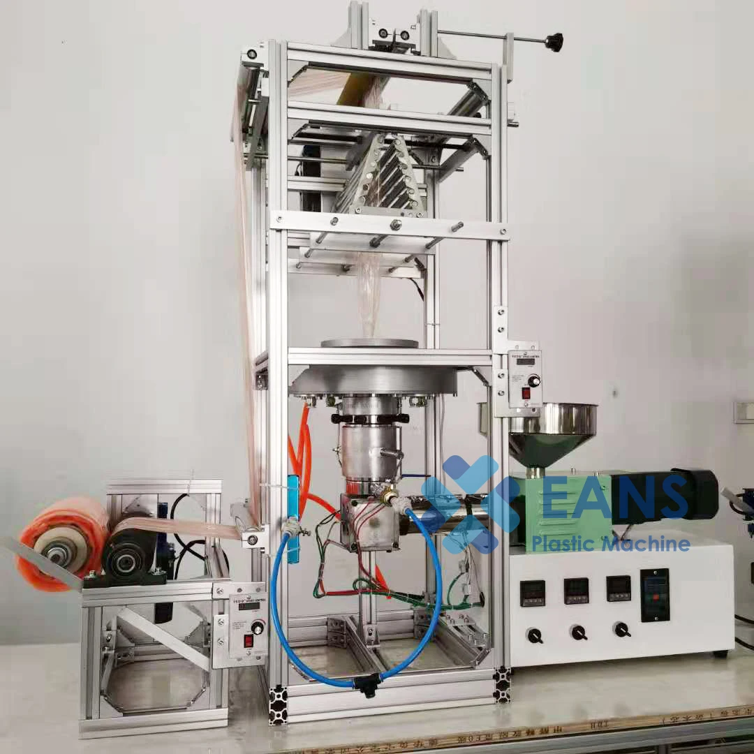 Laboratory Small Plastic Film Bag Blowing Extruder Machine