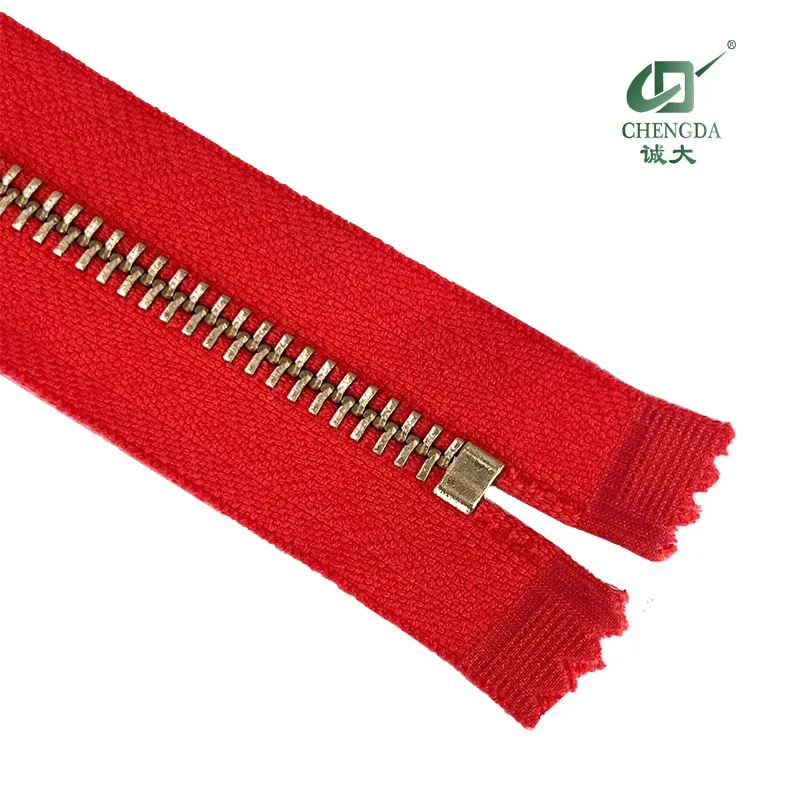 factory wholesale price fire resistant metal  zipper  close end open end for garment and bags