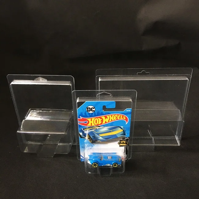 Newest protector clamshell case for hot wheels heavy duty protectors 5.25 for hot wheels blister pack