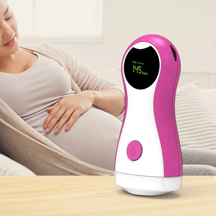 Yonker Ce Mini portable Hand held baby heartbeat pregnant monitor fetal doppler for pregnant