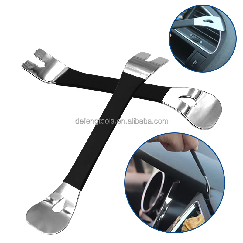 Car steel pry plate car buckle screwdriver modification disassembly audio navigation center console interior door panel tool