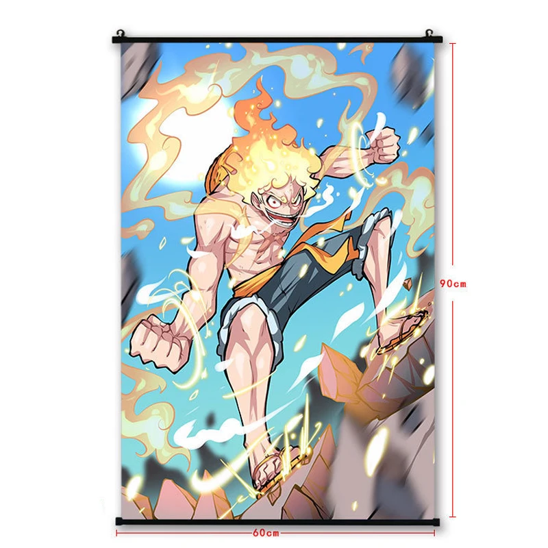 40 Styles animation peripheral hanging painting peripheral anime wall scroll Wallscroll Art Printed Luffy Pictures Anime figure