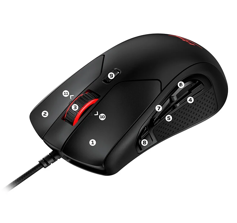 
Hyper X Pulsefire Raid Ergonomic Design mouse Gaming Mouse liquid Mouse 