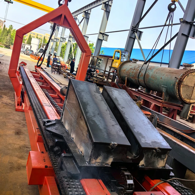 85 ton heat exchanger aerial bundle extractor auto balancing system with all relevant accessories