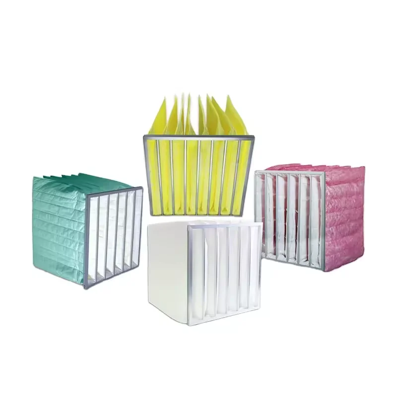 Customized Aluminum Frame Air Filter Element Medium Efficiency Air Filter F5/F6/F7/F8/F9  Medium Efficiency Filter