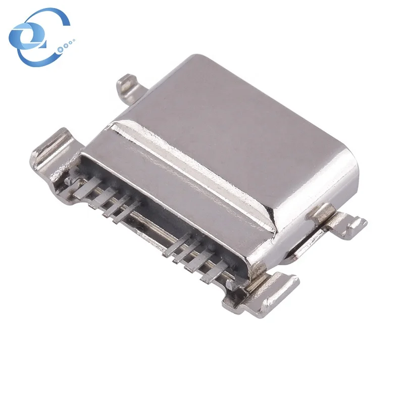 Manufacturer USB Type-C 8Pin Female Waterproofing Grade IP67 Connector Sunken Sink 0.8mm Type Shell Stretched