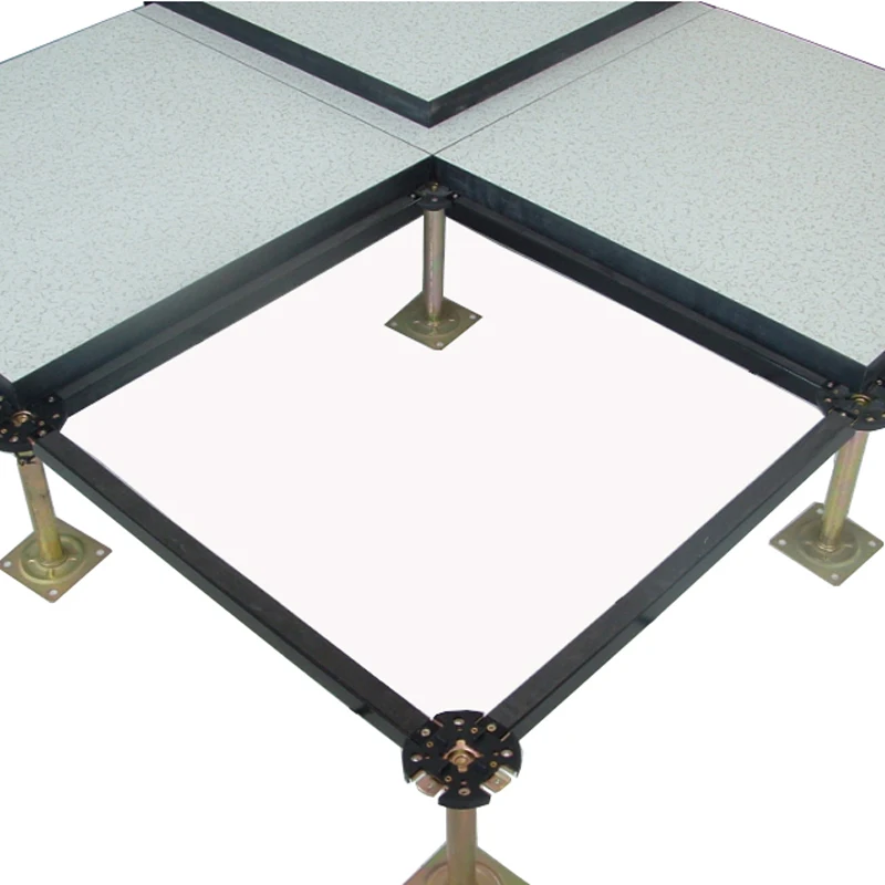 
2019 New products on market electrical room use access flooring anti static calcium sulphate floor panel 
