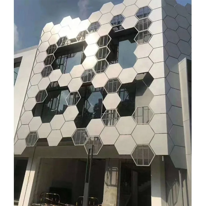 Custom Pvdf Shopping Mall Interior Aluminum Wall Metal Panels Aluminium Perforated Sheets Cladded Exterior Walls Manufacturer