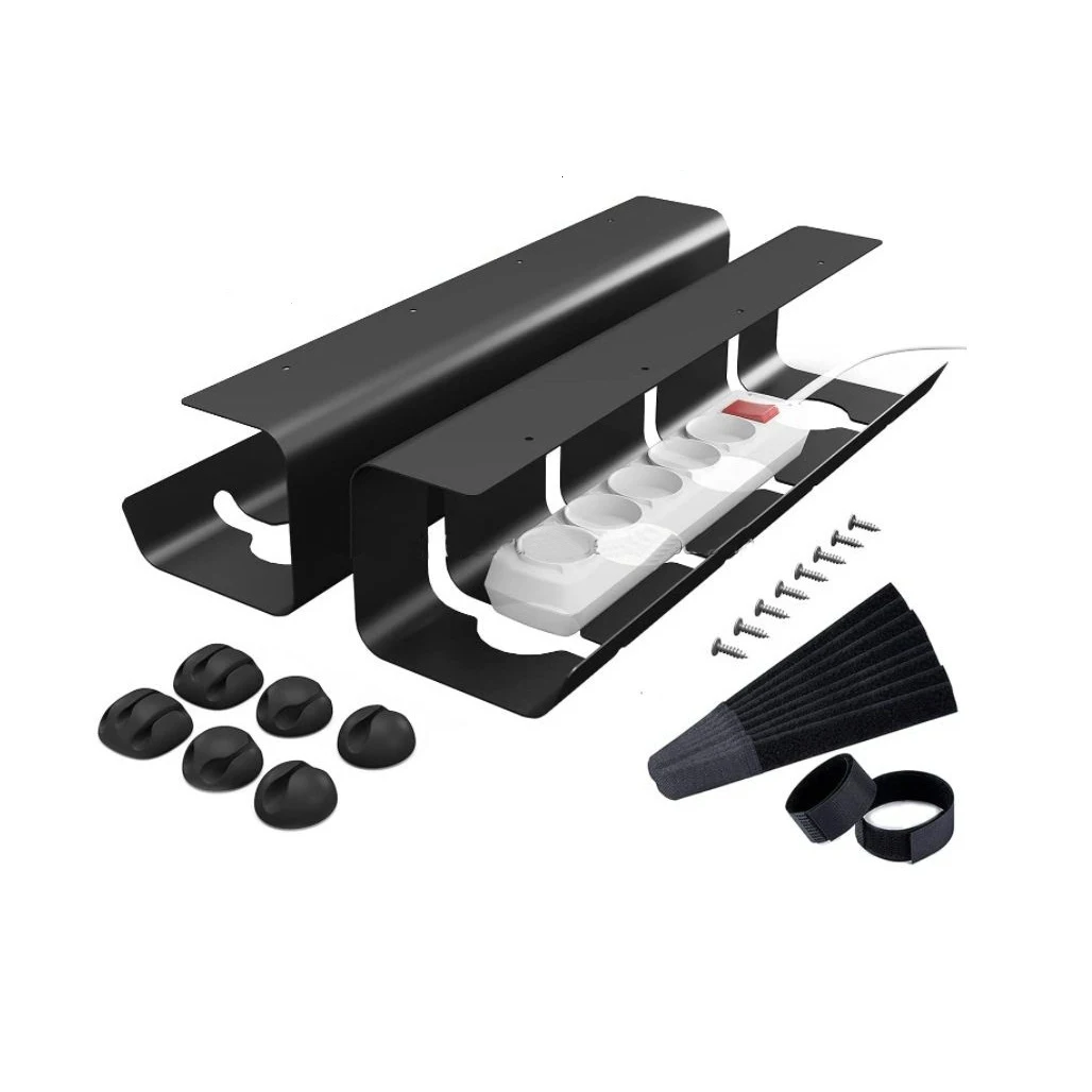 Hot dipped galvanized cable tray stainless steel aluminium Under Desk Cable Management Tray
