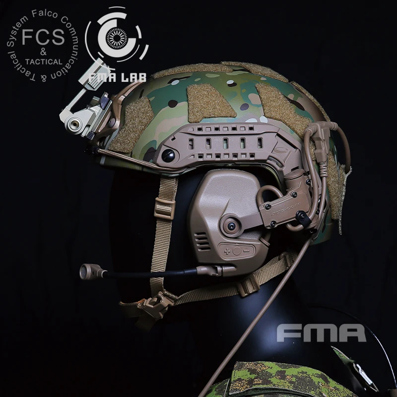 FMA RAC Headset High Quality Shooting Outdoor RAC Tactical Headset Noise-cancelling pickup